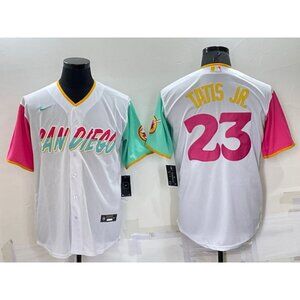 Mens Youths Kids Fernando Tatis Jr Stitched White Jersey